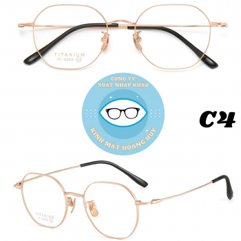 Gọng kính kim loại mã 6209